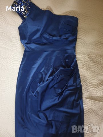Дизайнерска рокля Jane Norman с голо рамо, снимка 4 - Рокли - 27032029