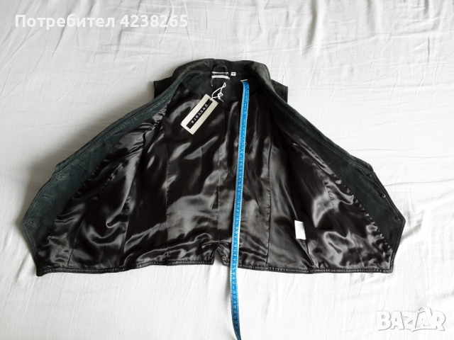 eлек нов, естествена кожа-велур , снимка 8 - Елеци - 52795332