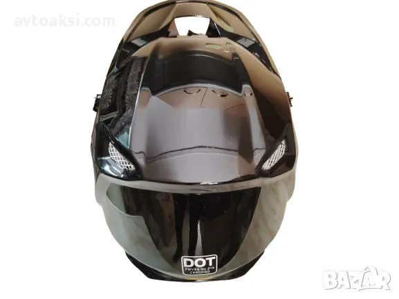 Каска Крос Мотор/Скутер/Бъги/Вело/АТВ три цвята, снимка 10 - Аксесоари и консумативи - 50331755