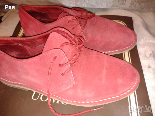 Червени кожени обувки 100 % кожа , снимка 9 - Спортно елегантни обувки - 35613237