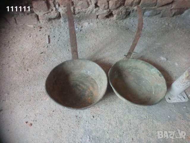 Стар бакърен тиган , снимка 6 - Колекции - 19514474