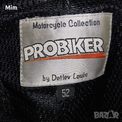 Motorcycle Collection PROBIKER 52 Черен моторджийски панталон от естествена кожа / рокер /, снимка 14 - Спортни дрехи, екипи - 43517627