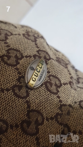 Оригинален кожен колан и шапка Gucci Italy , снимка 7 - Колани - 52058810