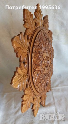 Дърворезба, розета (слънце) за таван, снимка 6 - Други - 32581624