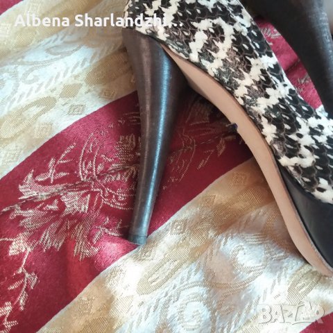 Дамски обувки -маркови, без пръсти от естествена кожа, снимка 7 - Дамски обувки на ток - 26841065