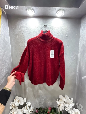 Пуловер поло нов с етикет, снимка 2 - Блузи с дълъг ръкав и пуловери - 52481003