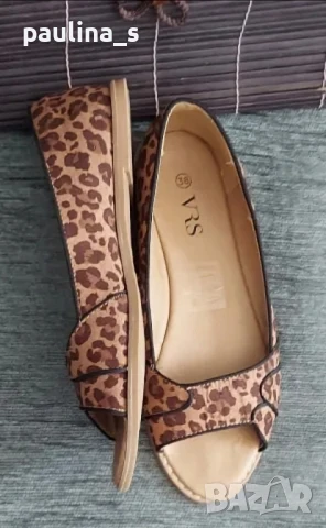 Два чифта / Маркови сандали "Roxy heart" естествен набук и "VRS" / N 38, снимка 16 - Сандали - 29405307