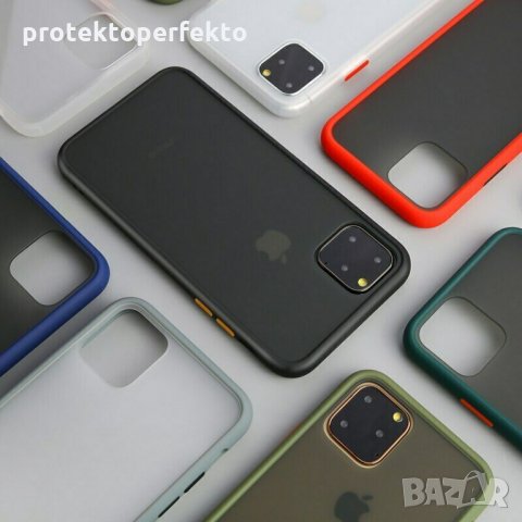 Силиконов Кейс с твърд гръб за iPhone 11, 11 Pro, 11 Pro Max зелен цвят, снимка 2 - Калъфи, кейсове - 32720566