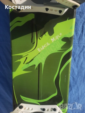 Сноуборд 153см. Radical Maple с автомати, снимка 4 - Зимни спортове - 53260334
