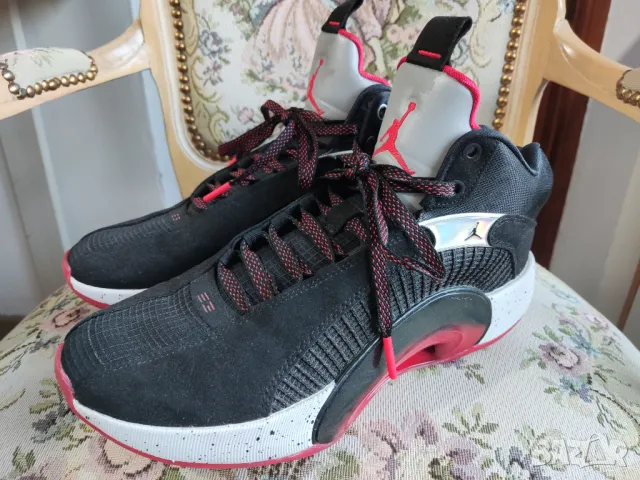 маратонки Nike Air Jordan 35 Bred, снимка 3 - Маратонки - 48102989