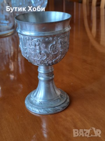 Антична чаша от цинк, снимка 2 - Антикварни и старинни предмети - 38298974