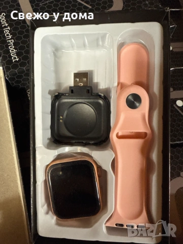 Смарт часовник 1,44-инчов екран с пълно докосване за мъже и жени Bluetooth разговор.Различни цветове, снимка 9 - Смарт часовници - 53461534