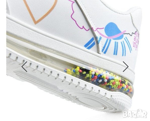 мъжки бели кецове , снимка 4 - Кецове - 43334645