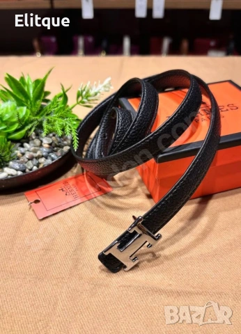 колани от естествена кожа в кутия hermes , снимка 3 - Колани - 53216909