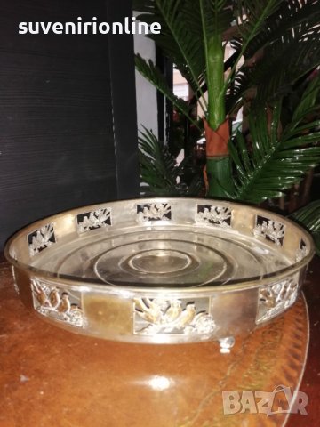 Стар метален поднос , снимка 1