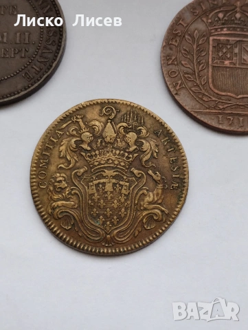 3 Френски жетона (1713-1853), снимка 7 - Нумизматика и бонистика - 53417497