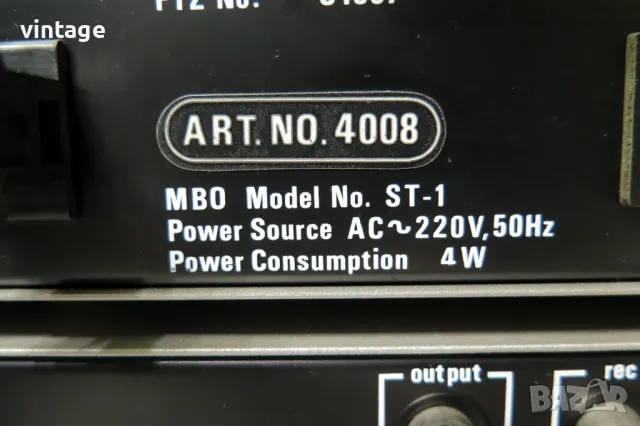 MBO ONE PA1_MA1_ST1_CD1, снимка 12 - Аудиосистеми - 49545503