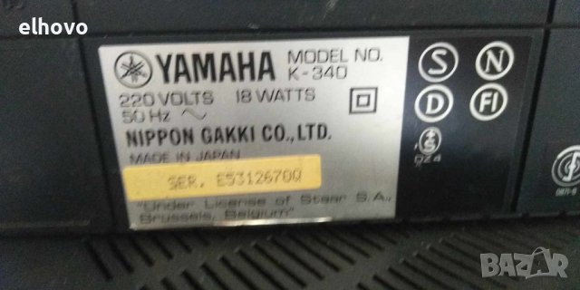 Дек Yamaha K-340#1, снимка 10 - Декове - 44063866