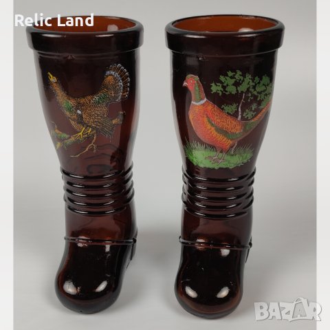 Стъклени ботушчета, снимка 2 - Антикварни и старинни предмети - 43896469