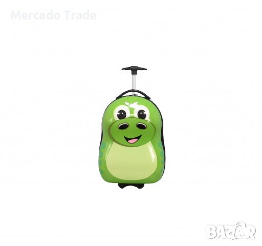 Комплект Mercado Trade, Куфар и раница, За деца, Зелен, снимка 2 - Кенгура и ранички - 40177706