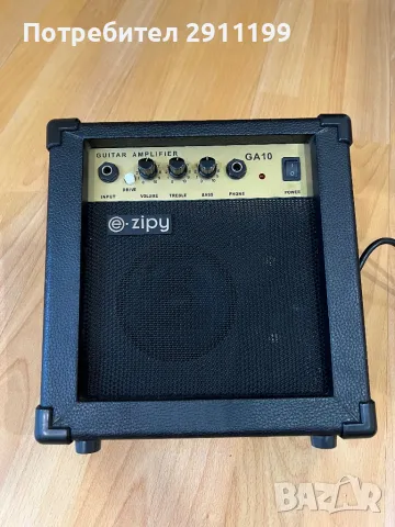 Усилвател за китара E-Zipy, снимка 4 - Ресийвъри, усилватели, смесителни пултове - 49943495