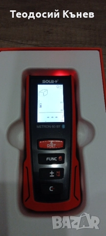 Лазерна ролетка SOLA Metron 60 BT , снимка 2 - Измервателни инструменти - 51864387