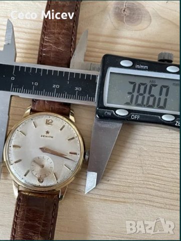 Швейцарски механичен часовник Зенит, снимка 4 - Мъжки - 38403583