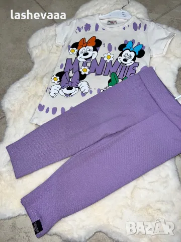 Детски комплект Мини Маус в лилаво 💜, снимка 2 - Детски комплекти - 46726331