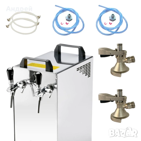 Пълен комплект - охладител за бира Kontakt 40 с 2 крана - ново