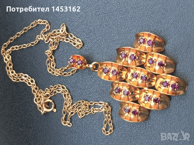 Винтидж колие, снимка 2 - Други - 50693206