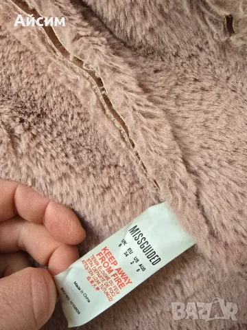 дамско кожено яке пепел от рози, снимка 5 - Якета - 47519013