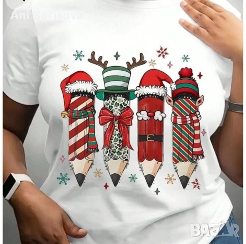 Коледни тениски, снимка 2 - Коледни подаръци - 52511066