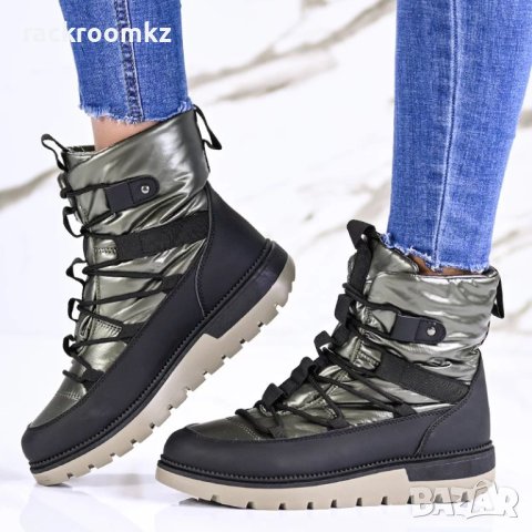 Дамски апрески с топла вата от непромукаем материал модел: 138430 Kakи