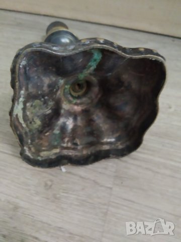 стар месингов свещник, снимка 3 - Други ценни предмети - 40535431