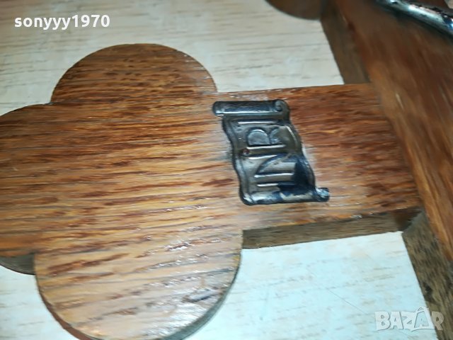 ГОЛЯМ ДЪРВЕН КРЪСТ С ХРИСТОС-46Х27СМ, снимка 16 - Колекции - 28318380