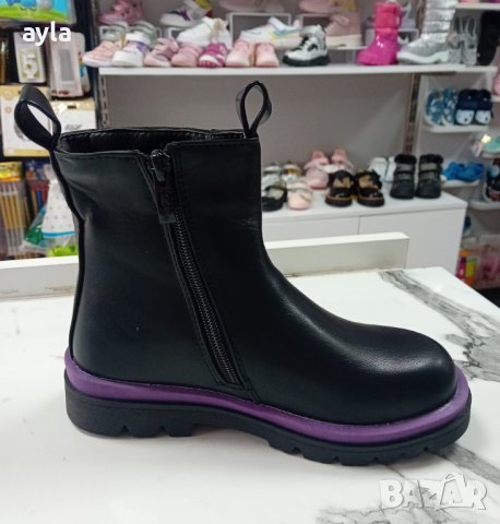 Черни ботички , снимка 2 - Детски боти и ботуши - 43271961