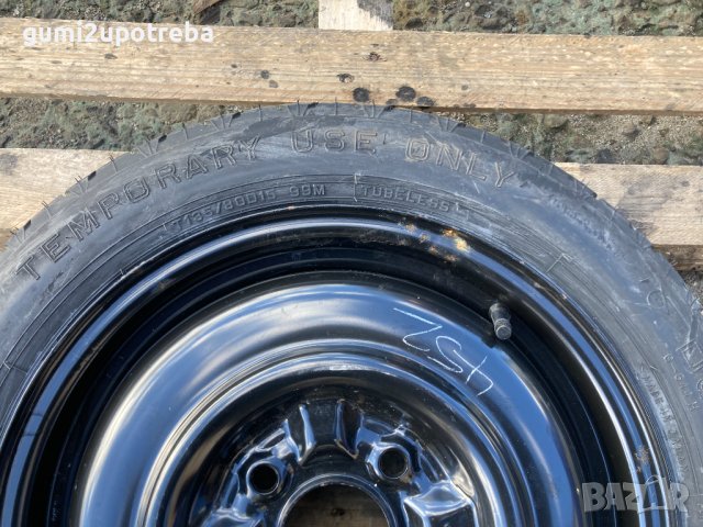 15 резервна джанта патерица 4х114,3 Nissan Almera Нисан 135/80/15, снимка 3 - Гуми и джанти - 43158013