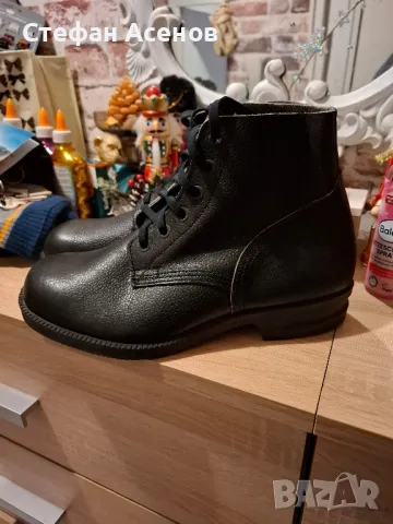 Скандинавски Нови мъжки кожени боти - естествена кожа, снимка 5 - Мъжки боти - 44928903