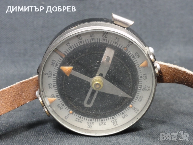 СТАР РЕТРО СОЦ СССР БАКЕЛИТОВ РЪЧЕН КОМПАС, снимка 4 - Антикварни и старинни предмети - 52011919