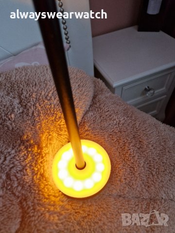 Лед лампа за маса / безжична - 3 режима на светене и регул. светлина, снимка 4 - Настолни лампи - 44001139