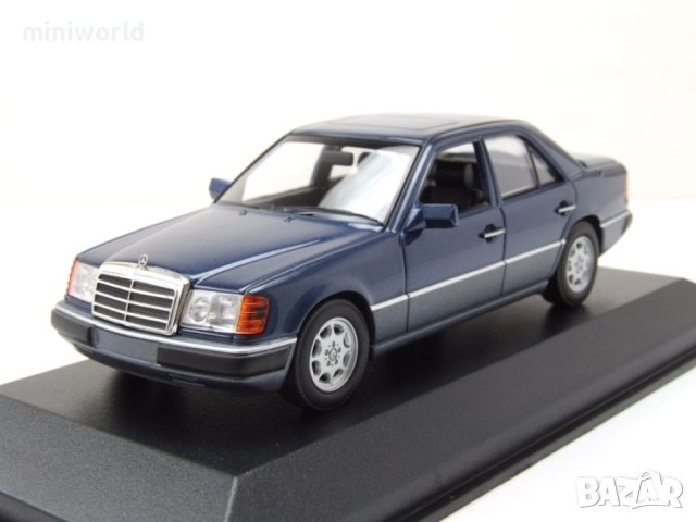 Mercedes-Benz 230E W124 от 1991 - мащаб 1:43 на Maxichanps моделът е нов в PVC дисплей-кейс, снимка 10 - Колекции - 43516230