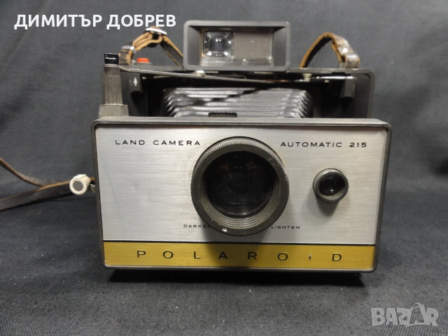 СТАР РЕТРО МЕХОВ ФОТОАПАРАТ POLAROID LAND CAMERA AUTOMATIC 215, снимка 6 - Антикварни и старинни предмети - 51658642