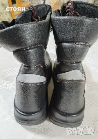 Мъжки работни защитни и подплатени обувки -италиански, №46, снимка 3 - Мъжки боти - 39378371