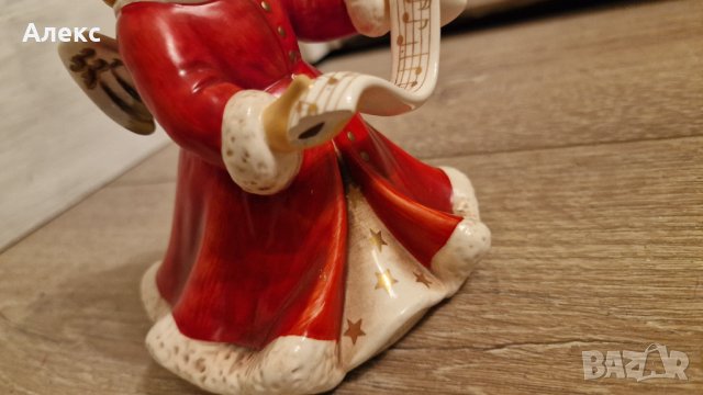 Голям порцеланов Коледен ангел– Goebel, снимка 3 - Колекции - 43454102