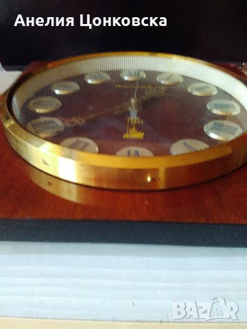 Ретро стенен часовник "ЯНТАРЬ", снимка 5 - Антикварни и старинни предмети - 32935021