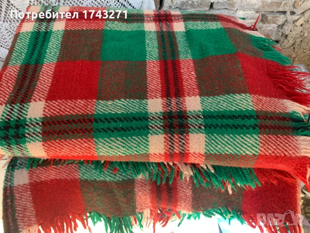 Родопско одяло от чиста вълна 