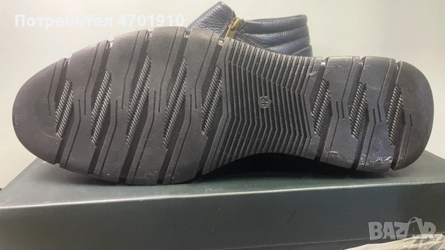 Мъжки сини зимни ботуши Ducavelli  от естествена кожа., снимка 6 - Мъжки ботуши - 53019269