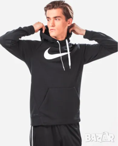 Мъжки суитшърт NIKE Dri-FIT Training Hoodie размер Л, снимка 3 - Спортни дрехи, екипи - 48298903