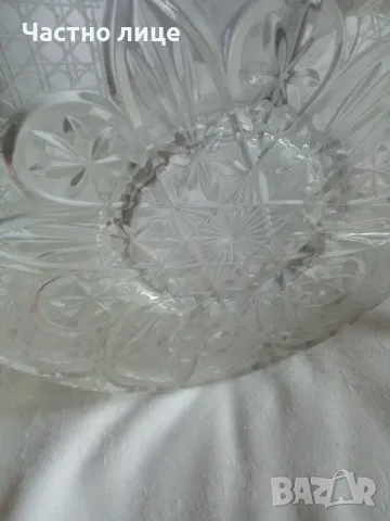 Кристални подноси за мезета-1бр.-25лв., снимка 4 - Сервизи - 48011755