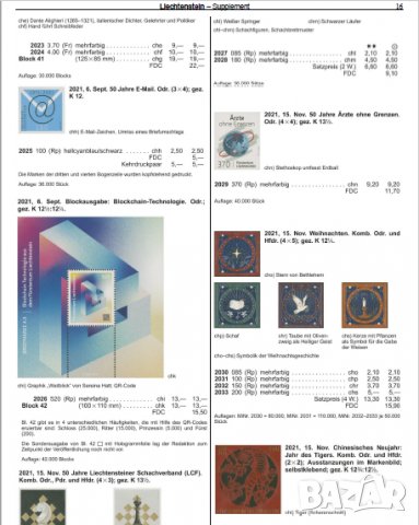От Михел 11 каталога(компилации)2022 за държави от Европа (на диск), снимка 13 - Филателия - 37485375